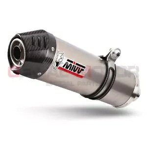 Mivv rC}t[ I[o `^ J[{ Lbv XYL Sv 650 2005 - 2015 5p Mivv Exhaust Muffler Oval Titanium Carbon Cap for Suzuki Sv 650 2005 - 2015 5