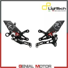 ライテック R バージョン調整可能リアセット アプリリア RSV4 2009 - 2017 LIGHTECH R VERSION ADJUSTABLE REAR SETS Aprilia RSV4 2009 - 2017