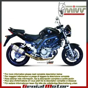 Mivv rC}t[ Suono XeX| XYL Sv 650 2011p Mivv Exhaust Muffler Suono Stainless Steel for Suzuki Sv 650 2011