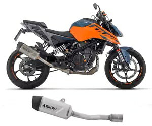 KTM DUKE 125 2024 pGL][Xg}t[ Arrow Indy Race EVO `^B Exhaust Muffler Arrow Indy Race EVO Titanium for KTM DUKE 125 2024.