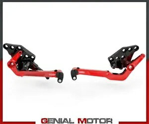 Adjustab ���A�Z�b�g DUCABIKE PRDV12601DA �u���b�N���b�h Ducati DIAVEL 1260/S 2019 2022 Adjustab Rear Sets DUCABIKE PRDV12601DA BLACK-RED Ducati DIAVEL 1260/S 2019 2022 �y���s�A���i�z