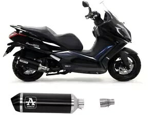 GL][Xg A[ A[o _[N + N pCv Jbg Kymco _E^E 350I 2016 2019 Exhaust Arrow Urban Dark + Link Pipe Kat Kymco DOWNTOWN 350I 2016 2019
