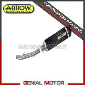 エキゾースト + リンク アロー R.テック カーボン カワサキ Z 750 R 2011 - 2014 Exhaust + Link Arrow R. Tech Carbon Kawasaki Z 750 R 2011 - 2014
