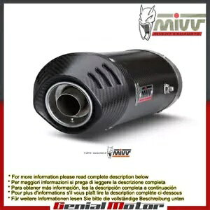 Mivv FGL][Xg}t[ I[o J[{ A_[V[g }n YZF R1 2007 - 2008 Mivv Approved Exhaust Mufflers Oval Carbon Underseat Yamaha Yzf R1 2007 - 2008