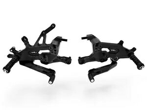 �����\�ȃ��A�Z�b�g �u���b�N �G�R�[ Ducabike Ducati Streetfighter SF V4 2020 - 2023 Adjustable Rearset Black Echo Ducabike Ducati Streetfighter Sf V4 2020 - 2023 �y���s�A���i�z