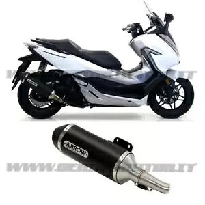 �G�L�]�[�X�g + �����N �p�C�v Kat Arrow �A���~ �u���b�N �z���_ �t�H���c�@ 300 2018 - 2020 Exhaust + Link Pipe Kat Arrow Alu Black Honda Forza 300 2018 - 2020