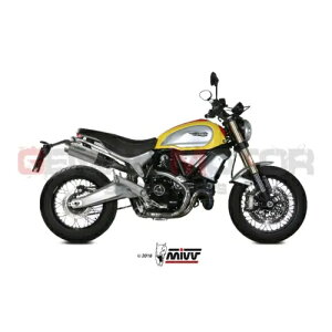 Mivv rC}t[ GP Pro `^ DUCATI SCRAMBLER 1100 2018 - 2020p Mivv Exhaust Mufflers Gp Pro Titanium for DUCATI SCRAMBLER 1100 2018 - 2020
