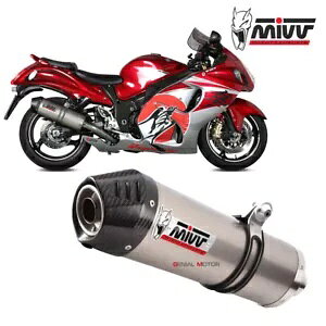 Mivv rC}t[ I[o `^Jbg XYL GSX-R 1300  2008 - 2017 Mivv Exhaust Mufflers Oval Titanium kat SUZUKI GSX-R 1300 HAYABUSA 2008 - 2017