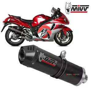 Mivv rC}t[ I[o J[{ LbvJbg XYL GSX-R 1300  2008 - 2020 Mivv Exhaust Mufflers Oval Carbon Cap kat SUZUKI GSX-R 1300 HAYABUSA 2008 - 2020