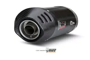 Mivv FGL][Xg}t[ I[o J[{ A_[V[g }n YZF R1 2007 - 2008 Mivv Approved Exhaust Mufflers Oval Carbon Underseat Yamaha Yzf R1 2007 - 2008