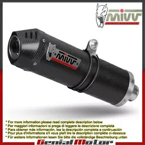 Mivv rC}t[ I[o J[{ AvA gDIm t@C^[ 1000 2006 - 2010p Mivv Exhaust Mufflers Oval Carbon for Aprilia Tuono Fighter 1000 2006 - 2010
