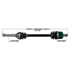 Kawasaki Teryx 750 用チタンスタンダードコンプリートアクスル #813-0110 Tytaneum Standard Complete Axle #813-0110 for Kawasaki Teryx 750