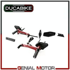 �v���b�g�t�H�[�� Adjuste Ergal Bk-Red PRXDV01DA Ducabike Ducati XDIAVEL 2016 - 2019 Platforms Adjuste in Ergal Bk-Red PRXDV01DA Ducabike Ducati XDIAVEL 2016 - 2019 �y���s�A���i�z