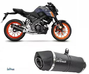 tGL][Xg VXe Leovincce J[{F EVO YAMAHA MT-125 2021 - 2023 Full Exhaust System Leovince carbon homologated EVO YAMAHA MT-125 2021 - 2023