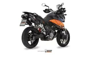 Mivv �r�C�}�t���[ �I�[�o�� �J�[�{�� Ktm 990 �X�[�p�[���g Smt 2009 - 2013 �p Mivv Exhaust Mufflers Oval Carbon for Ktm 990 Supermoto Smt 2009 - 2013 �y���s�A���i�z