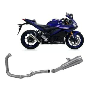 �t���G�L�]�[�X�g �A���[ �j�N���� �v�� F �X�`�[�� ���}�n YZF R3 2019 - 2020 Full Exhaust Arrow Nichrom Pro F Steel Yamaha YZF R3 2019 - 2020 �y���s�A���i�z
