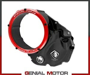 3D-Evo ICoXNb`Jo[ DUCABIKE BLACK-RED hDJeB XDIAVEL 2016 - 2022-p 3D-Evo oil bath clutch cover DUCABIKE BLACK-RED for Ducati XDIAVEL 2016 - 2022-