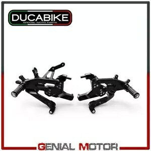 tbgXg VXe AWX^uo SBK AC ubN Eco Ducabike Ducati Panigale V4- Footrest system Adjustableba SBK alloy black Eco Ducabike Ducati Panigale V4-