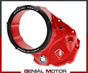 DUCABIKE Transp �I�C���o�X�N���b�`�J�o�[ RED-BLK Ducati SUPERSP 950/S 2021 2022- DUCABIKE Transp oil bath clutch cover RED-BLK Ducati SUPERSP 950/S 2021 2022- �y���s�A���i�z