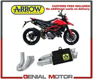 }t[ A[ jN ubN GP2 F nCp[^[h 950 2019 - 2020 Exhaust System Arrow Nichrom Black Gp2 Approved Hypermotard 950 2019 - 2020