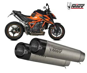 Mivv 2 rC X-M5 `^A_[V[gJbg KTM 1290 SUPERDUKE 2020 - 2023 Mivv 2 Exhausts X-M5 Titanium Underseat kat KTM 1290 SUPERDUKE 2020 - 2023