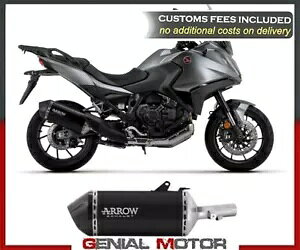 GL][Xg}t[ A[ \m `^ ubN z_ NT 1100 2022 Exhaust Muffler Arrow Sonora Titanium Black HONDA NT 1100 2022
