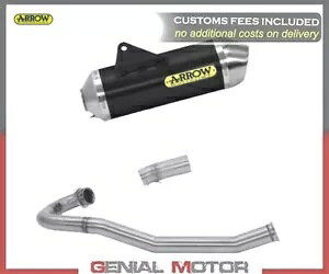 �t���G�L�]�[�X�g �A���[ ���[�X�e�b�N �X�`�[�� �L���b�v �u���b�N �A���~�j�E�� KTM 690 Smc R 2021�p Full Exhaust Arrow Race-tech Steel Cap Black Aluminum for KTM 690 Smc R 2021 �y���s�A���i�z