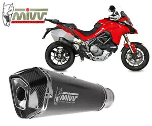 Mivv rC}t[ f^ [X ubN X`[ hDJeB eBXg[_ 1260 2018 - 2020 Mivv Exhaust Muffler Delta Race Black Steel DUCATI MULTISTRADA 1260 2018 - 2020