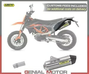 rC}t[ + pCvJbgA[ RaceTech LuLbv ^C^ KTM 690 Smc R 2021 p Exhaust Muffler + Pipe Kat Arrow RaceTech Carb Cap Titan for KTM 690 Smc R 2021