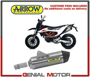 Raccordo + rCA[`^ Kat Appr [Xe[ KTM 690SMCR 2019 2020 Raccordo+Exhaust Arrow Titanium Kat Appr Race Tail CAR for KTM 690SMCR 2019 2020