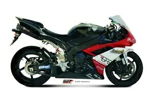 Mivv FGL][Xg}t[ Suono Black Inox Useat Yamaha Yzf R1 2007 - 2008 Mivv Approved Exhaust Mufflers Suono Black Inox Useat Yamaha Yzf R1 2007 - 2008