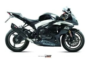 Mivv 承認エキゾーストマフラー Suono ブラック スズキ Gsx-R 1000 2009 - 2011 用 Mivv Approved Exhaust Mufflers Suono Black for Suzuki Gsx-R 1000 2009 - 2011