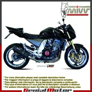 Mivv FGL][Xg}t[ Suono ubNX`[ Kawasaki Z 1000 2003 - 2006 p Mivv Approved Exhaust Mufflers Suono Black Steel for Kawasaki Z 1000 2003 - 2006