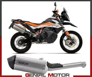 GL][Xg}t[ Arrow Sonora `^ KTM 790 Adventure R 2019 - 2020 Exhaust Muffler Arrow Sonora Titanium KTM 790 Adventure R 2019 - 2020