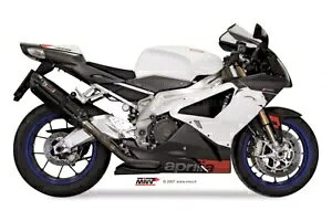 Mivv rC}t[ Suono ubN XeXX`[ AvA RSV 1000 2004 - 2008 Mivv Exhaust Mufflers Suono Black Stainless Steel Aprilia Rsv 1000 2004 - 2008