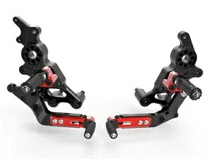 �����t�b�g���X�g�h���C�o�[ Sch ���b�h Ducabike Ducati Hypermotard 950 2019 2023 DA5- Adjustment footrest driver Sch Red Ducabike Ducati Hypermotard 950 2019 2023 DA5- �y���s�A���i�z