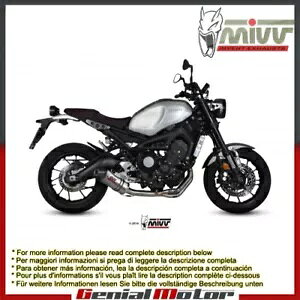 MIVV �I�[�o���`�^���R���v���[�g�G�L�]�[�X�g�`���[�u ���}�n XSR 900 2016 - 2018-�p MIVV Oval Titanium Complete Exhaust Tube for Yamaha Xsr 900 2016 - 2018- �y���s�A���i�z
