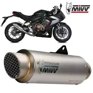 MIVV GP PRO �`�^�� �T�C�����T�[ �G�L�]�[�X�g �`���[�u 2019 �z���_ CBR 650 R - 2023- MIVV GP PRO Titanium Silencer Exhaust Tube for 2019 HONDA CBR 650 R - 2023- �y���s�A���i�z