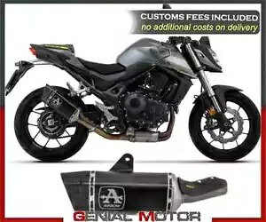 GL][Xg}t[ A[sX^ `^ubN HONDA CB750 HORNET 2023 Exhaust Muffler Arrow Pista Titanium Black HONDA CB 750 HORNET 2023