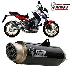 MIVV GP PRO �J�[�{���T�C�����T�[�G�L�]�[�X�g�`���[�u �z���_ CB 650 F 2014 - 2018- MIVV GP PRO Carbon Silencer Exhaust Tube for Honda CB 650 F 2014 - 2018- �y���s�A���i�z