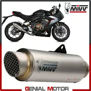MIVV GP PRO �`�^���T�C�����T�[�G�L�]�[�X�g�`���[�u �z���_ CBR 650 R 2019 - 2020-�p MIVV GP PRO Titanium Silencer Exhaust Tube for Honda CBR 650 R 2019 - 2020- �y���s�A���i�z