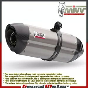 Mivv 排気マフラー Suono チタン アプリリア RSV 1000 2004 - 2008用 Mivv Exhaust Mufflers Suono Titanium for Aprilia Rsv 1000 2004 - 2008