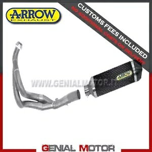 tGL][Xg A[ MK [XebN J[{ JTL Z650 2017 - 2020 Full Exhaust Arrow MK Race Tech Carbon Kawasaki Z650 2017 - 2020