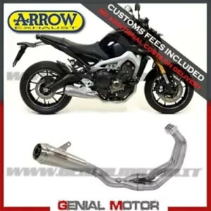�t���G�L�]�[�X�g �A���[ �v�� ���[�X �j�N���� ���}�n MT �g���[�T�[ 900 GT 2017 - 2020 Full Exhaust Arrow Pro Race Nichrom Yamaha MT Tracer 900 Gt 2017 - 2020 �y���s�A���i�z