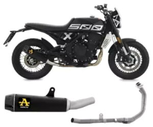 �t���G�L�]�[�X�g �A���[���x�� Rb AC �u���b�N BRIXTON CROSSFIRE 500 X 2021 - 2023 Full Exhaust Arrow Rebel Rb Ac Black BRIXTON CROSSFIRE 500 X 2021 - 2023 �y���s�A���i�z