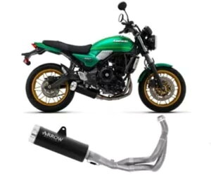 tGL][Xg A[x A~Lbv X`[N KAWASAKI Z 650 RS 2021 - 2023 Full Exhaust Arrow Rebel Alum Cap Steel N KAWASAKI Z 650 RS 2021 - 2023