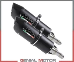 GXP[v|bg 2  GPR FURORE NERO G}t DUCATI 848 2007 - 2013- 2 escape pots GPR FURORE NERO catalyzed DUCATI 848 2007 - 2013-
