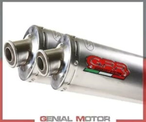 2|bgGXP[vg GPR TITANIUM OVALF MOTORCYCLE MORINI CORSARO 1200 2005 2011- 2 pot escapement GPR TITANIUM OVAL approved MOTORCYCLE MORINI CORSARO 1200 2005 2011-