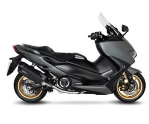 tGL][Xg Kat Leovince Lv-12 X`[ubN }n Tmax 560 2020 - 2021 Full Exhaust Kat Leovince Lv-12 Steel Black Yamaha Tmax 560 2020 - 2021