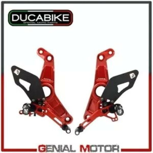 �v���b�g�t�H�[�� �����\ ���b�h���b�h PRM12R01AA Ducabike Ducati Monster 1200 R 2019 Platforms Adjustable Red-Red PRM12R01AA Ducabike Ducati Monster 1200 R 2019 �y���s�A���i�z